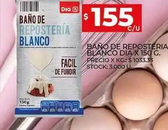 Supermercados DIA Baño de reposteria blanco dia oferta