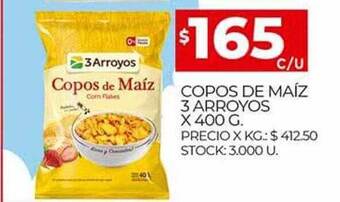 Supermercados DIA Copos de maíz 3 arroyos oferta
