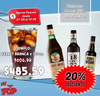 Fernet Branca x 750cc