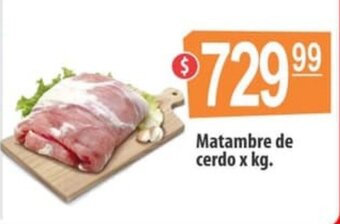 Autoservicio Capo Matambre de cerdo x kg. oferta