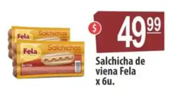 Autoservicio Capo Fela Salchicha de viena x 6u. oferta
