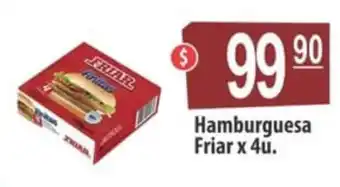 Autoservicio Capo Friar Hamburguesa x 4u. oferta