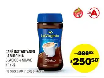Atomo Conviene La Virginia Café Instantáneo x 170g oferta