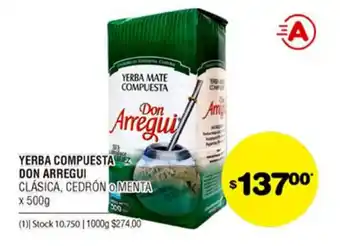 Atomo Conviene Don Arregui Yerba Compuesta x 500g oferta