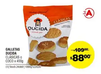 Atomo Conviene Ducida Galletas x 400g oferta