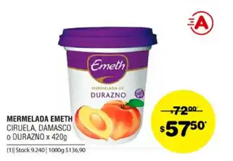 Atomo Conviene Emeth Mermelada x 420g oferta
