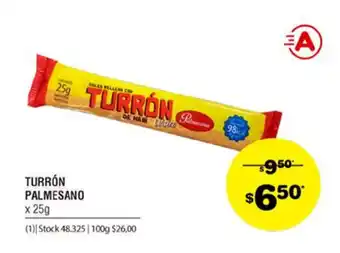 Atomo Conviene Palmesano Turrón x 25g oferta