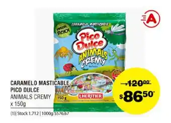 Atomo Conviene Pico Dulce Caramelo Masticable x 150g oferta