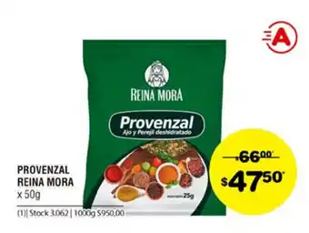 Atomo Conviene Reina Mora Provenzal x 50g oferta