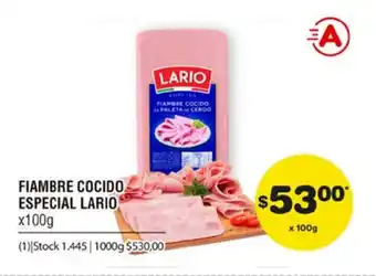 Atomo Conviene Lario Fiambre Cocido Especial x 100g oferta