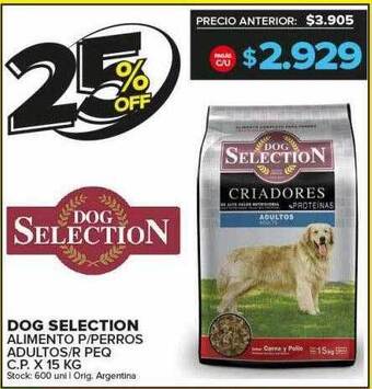 Carrefour Maxi Dog selection alimento p-perros adultos-r peq oferta