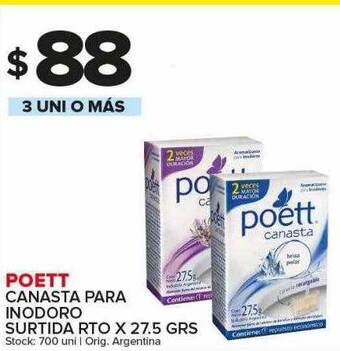 Carrefour Maxi Poett canasta para inodoro surtida rto oferta
