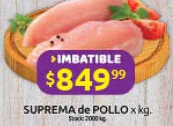 Cordiez Suprema de pollo x kg oferta
