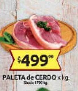 Cordiez Paleta de cerdo x kg oferta