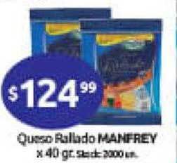 Cordiez Queso rallado manfrey oferta