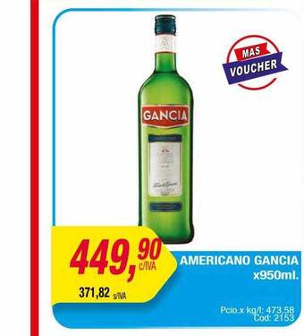 Maxiconsumo Americano gancia oferta