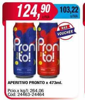 Maxiconsumo Aperitivo pronto oferta