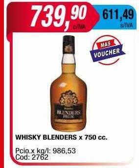 Maxiconsumo Whisky blenders oferta