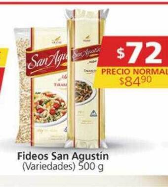 Supermercados Aiello Fideos san agustin oferta