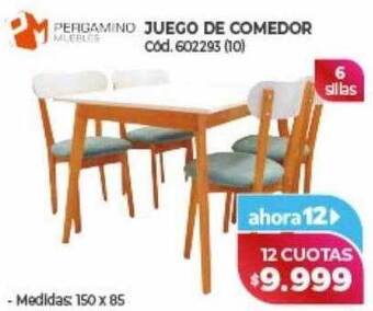 Naldo Lombardi Juego de comedor oferta