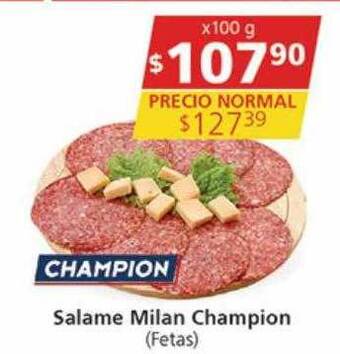 Supermercados Aiello Salame milan champion oferta