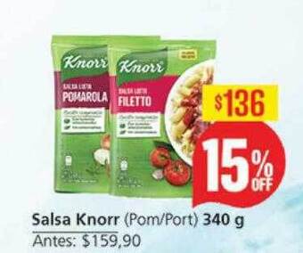 Supermercados Aiello Salsa knorr oferta