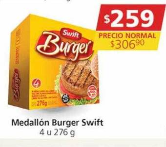 Supermercados Aiello Medallón burger swift oferta