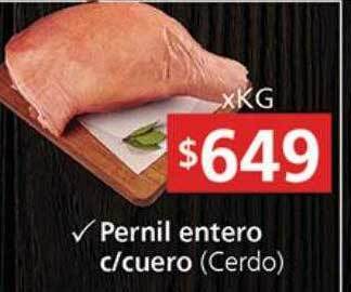 Supermercados Aiello Pernil entero c cuero oferta