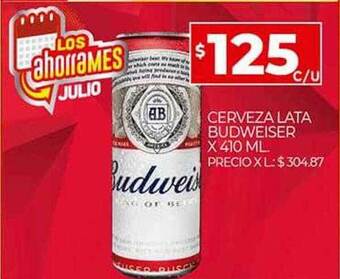 Supermercados DIA Cerveza lata budweiser oferta