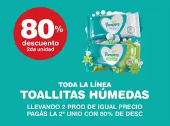 Atomo Conviene 80% descuento, Pampers Toallitas Húmedas oferta