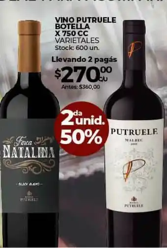 Putruele Vino Botella x 750cc