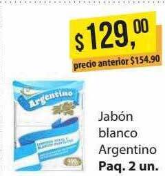 Supermercados Damesco Jabón blanco argentino oferta
