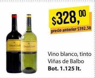 Supermercados Damesco Vino blanco, tinto viñas de balbo oferta