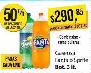 Supermercados Damesco Gaseosa fanta o sprite oferta