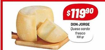 Almacor Don jorge queso sardo fresco oferta