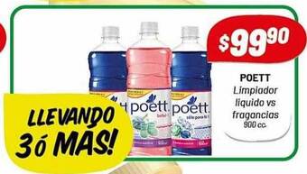 Almacor Poett limpiador liquido vs fragancias oferta