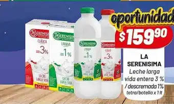 Almacor La serenisima leche larga oferta