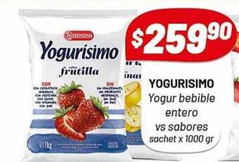 Almacor Yogurisimo yogur bebible entero vs sabores oferta