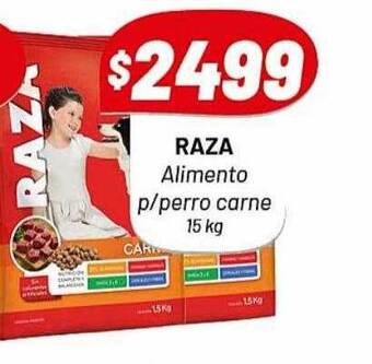 Almacor Raza alimento p-perro carne oferta