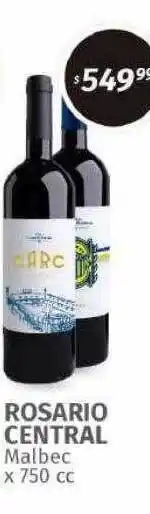 Arcoiris Supermercados Rosario central malbec oferta