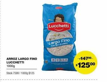Atomo Conviene Arroz largo fino lucchetti oferta