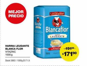 Atomo Conviene Harina leudante blanca flor vitazinc oferta