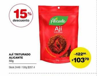 Atomo Conviene Ají triturado alicante oferta