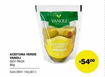 Atomo Conviene Aceituna verde vanoli oferta