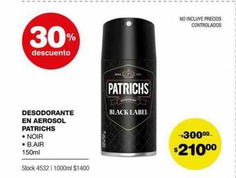 Atomo Conviene Desodorante en aerosol patrichs oferta