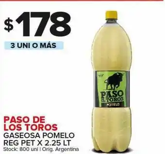 Carrefour Maxi Paso de los toros gaseosa pomelo oferta