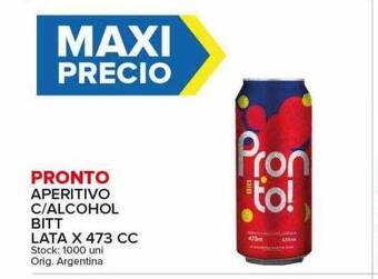 Carrefour Maxi Pronto aperitivo c-alcohol bitt oferta