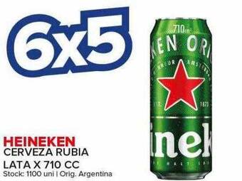 Carrefour Maxi Heineken cerveza rubia oferta