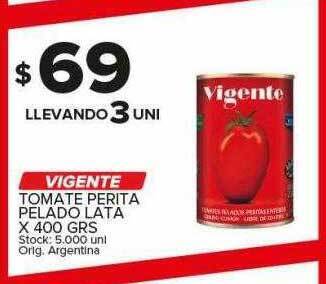 Carrefour Maxi Vigente tomate perita pelado oferta