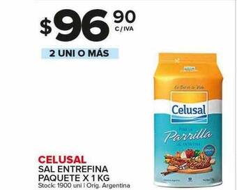 Carrefour Maxi Celusal sal entrefina paquete oferta
